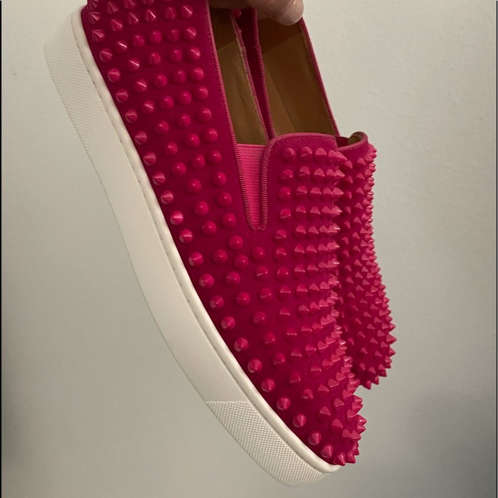 Christian Louboutin Roller Boat Stud Sneakers